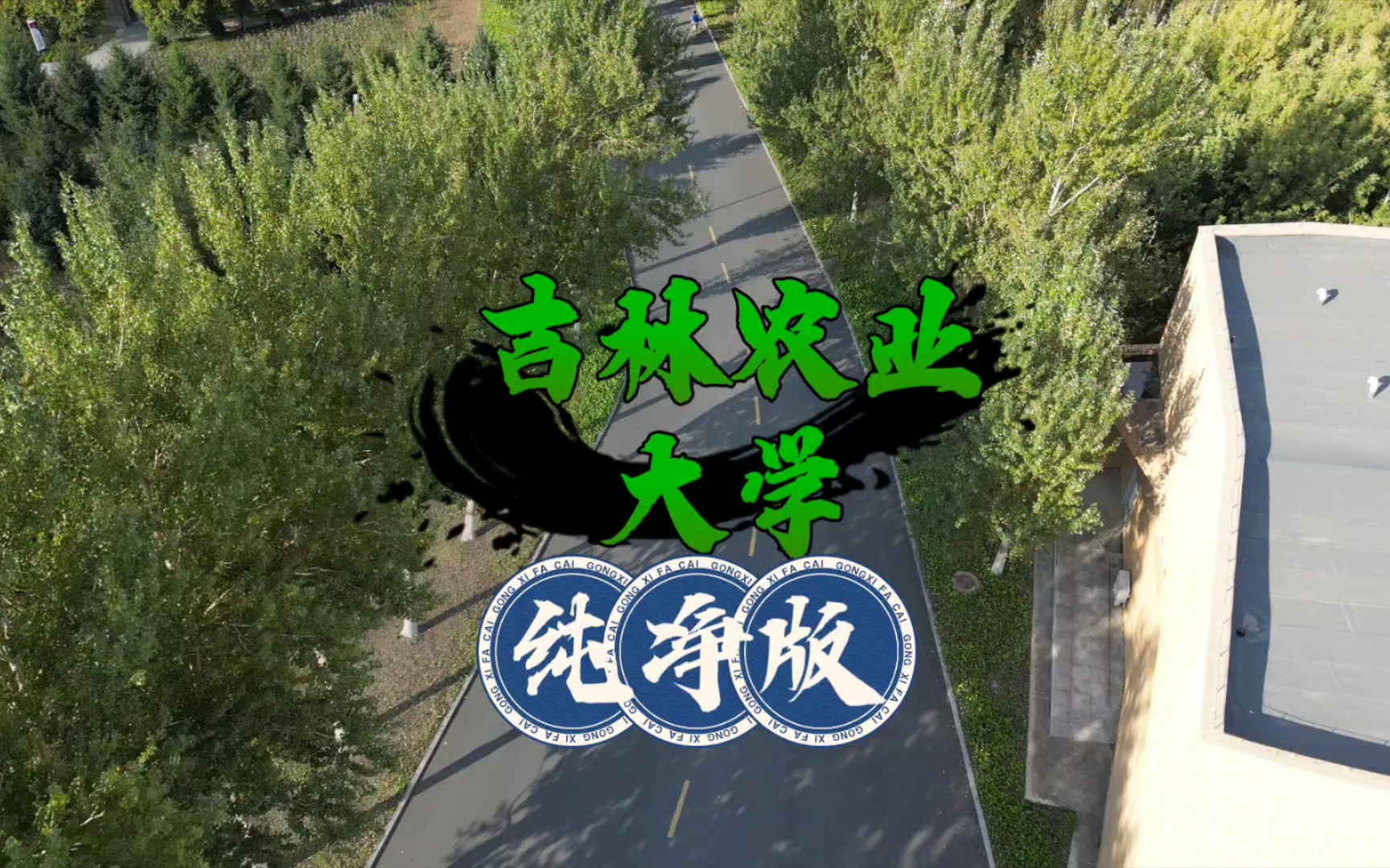 纯景版——长春瞰大学——吉林农业大学哔哩哔哩bilibili