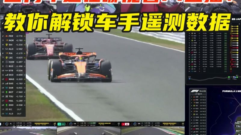 这样看F1才够爽！怎么解锁车手实时数据？国内车迷在哪能看直播？-曾宇精彩F1-曾宇精彩F1-哔哩哔哩视频