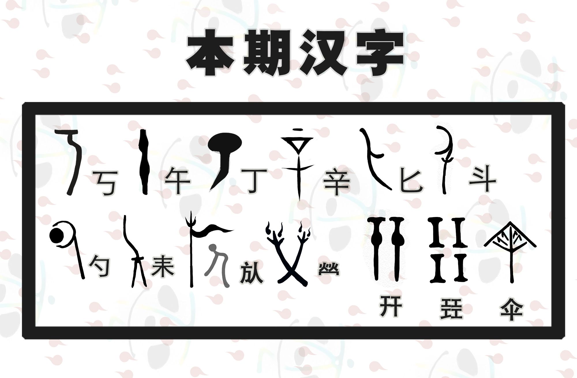 汉字构字原理与字脉演变(16)  刻写器具的基本汉字 第四部分哔哩哔哩bilibili