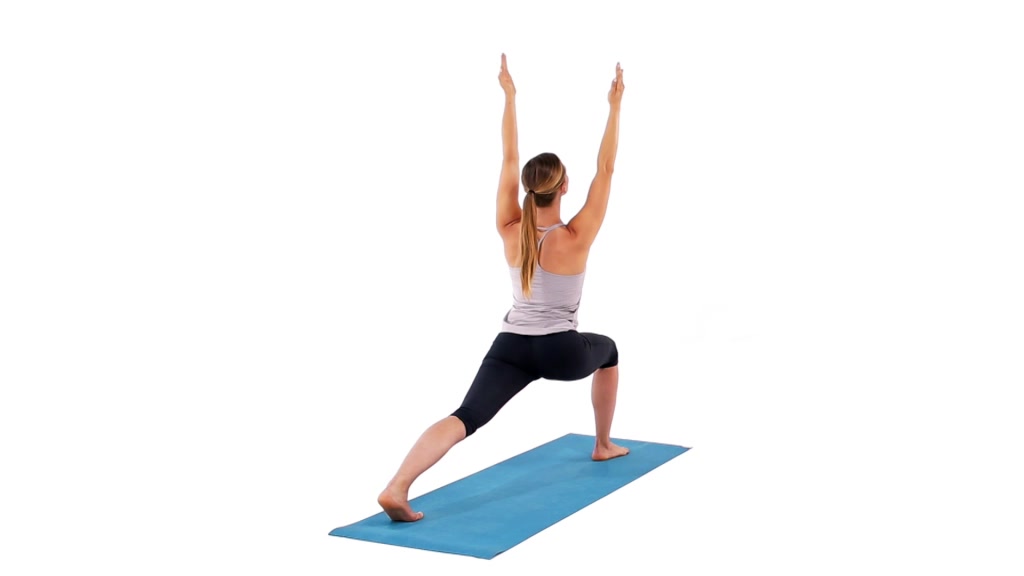 【瑜伽】高弓步祈祷转体式_哔哩哔哩 (゜-゜)つロ 干杯~-bilibili