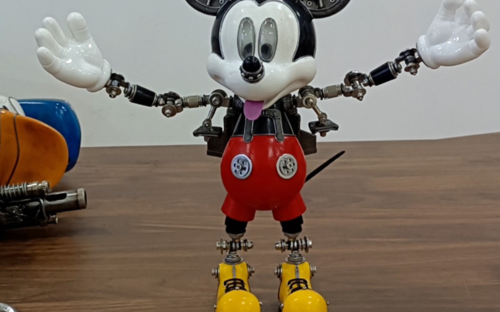 机械朋克风格米奇 机械米老鼠 机械米奇 手办潮玩 手工定制