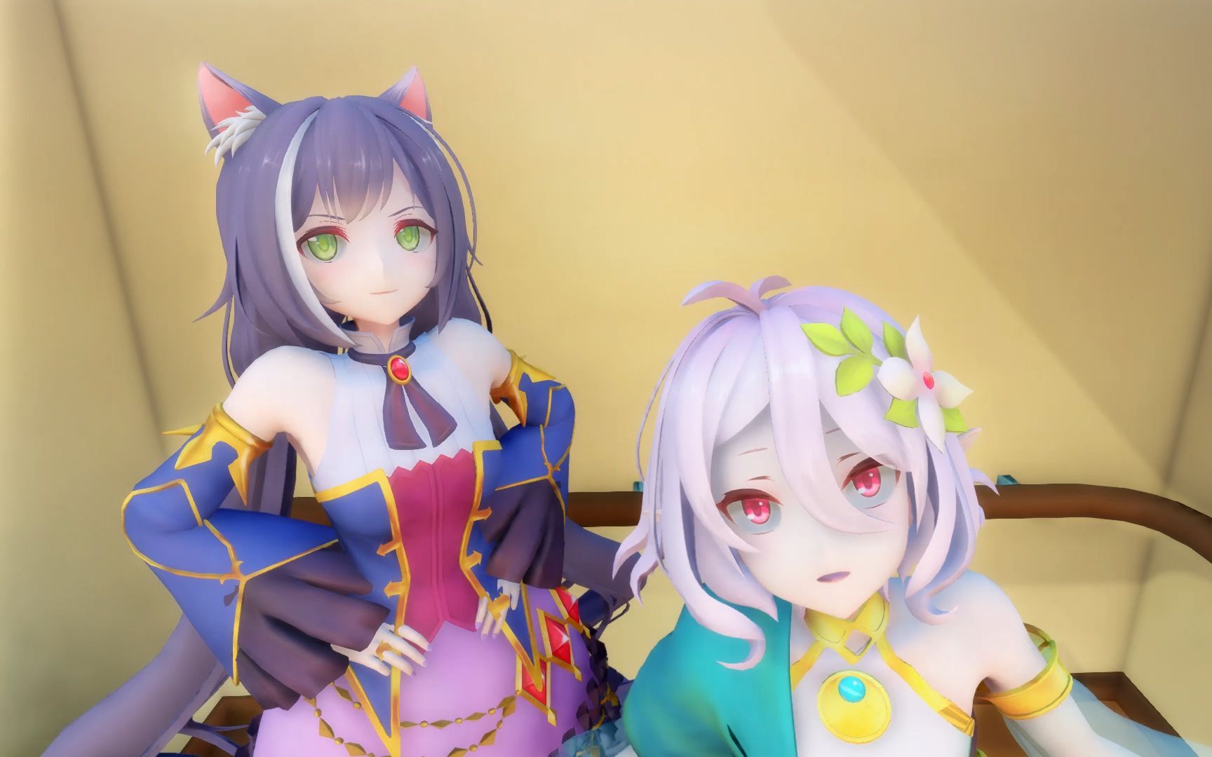 公主连结如果把凯露和可可萝关在电梯里会发生什么