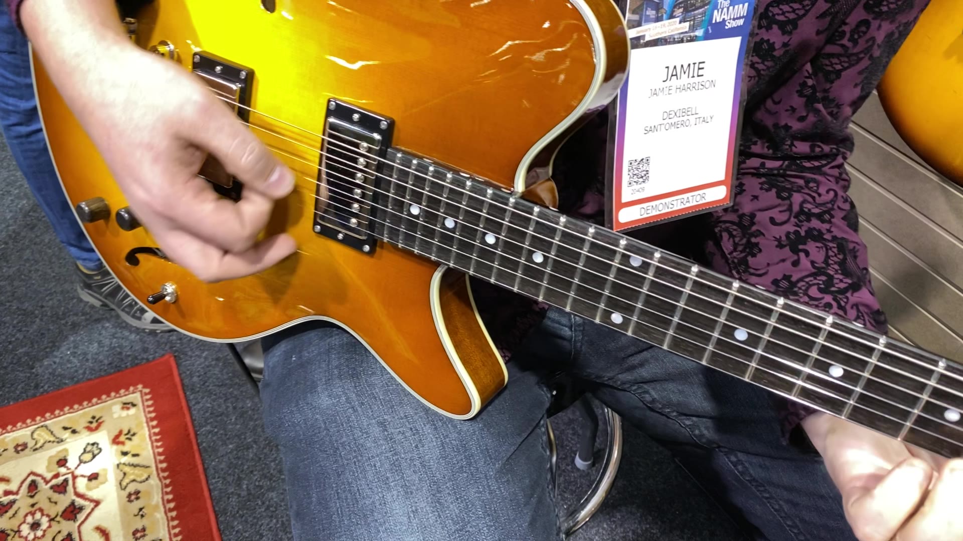 namm2020爵士吉他高手现场试弹eastman