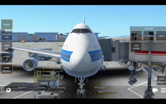 泛美航波音742洛杉矶国际机场起飞