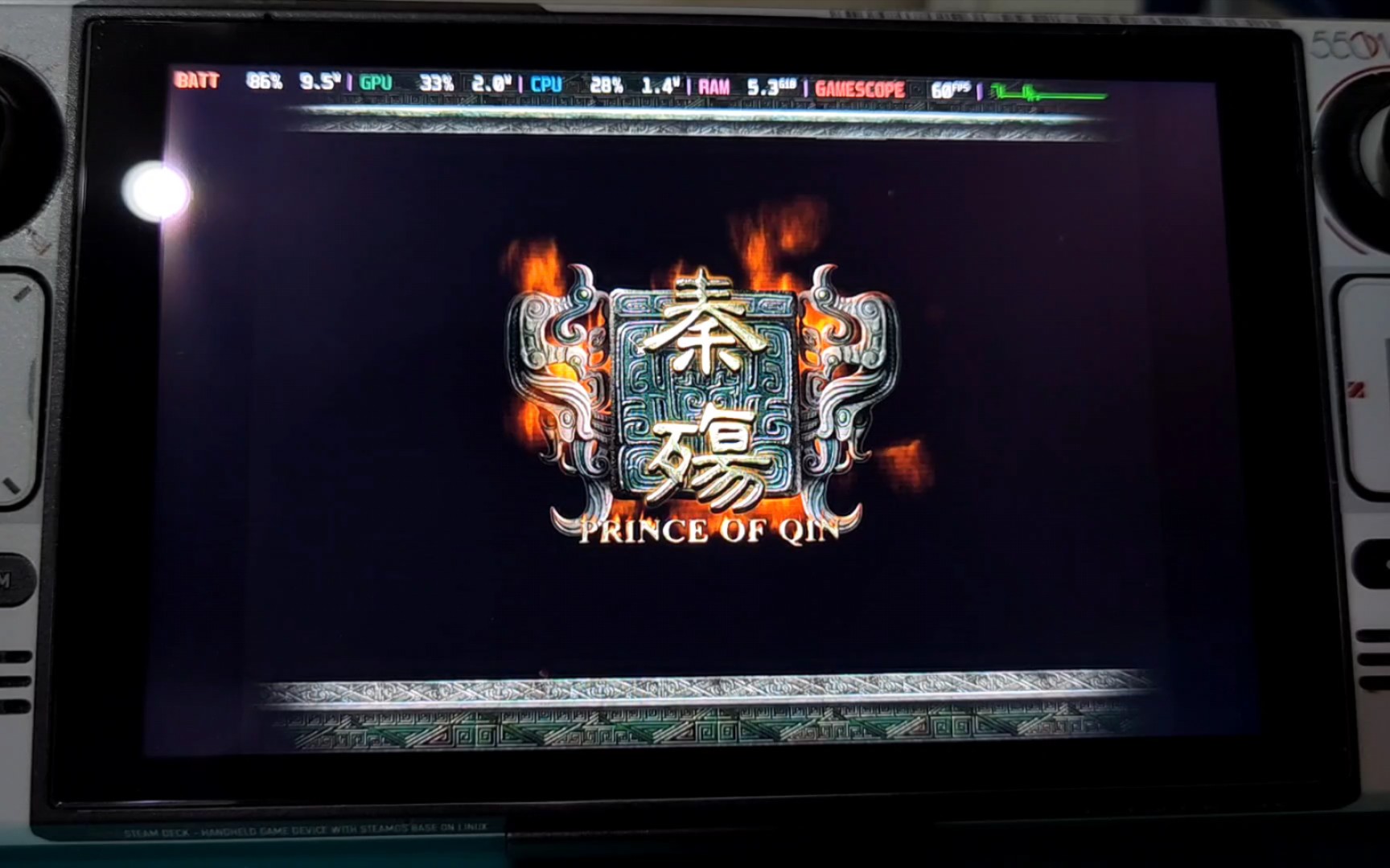 SteamDeck OS玩 秦殇哔哩哔哩bilibili演示