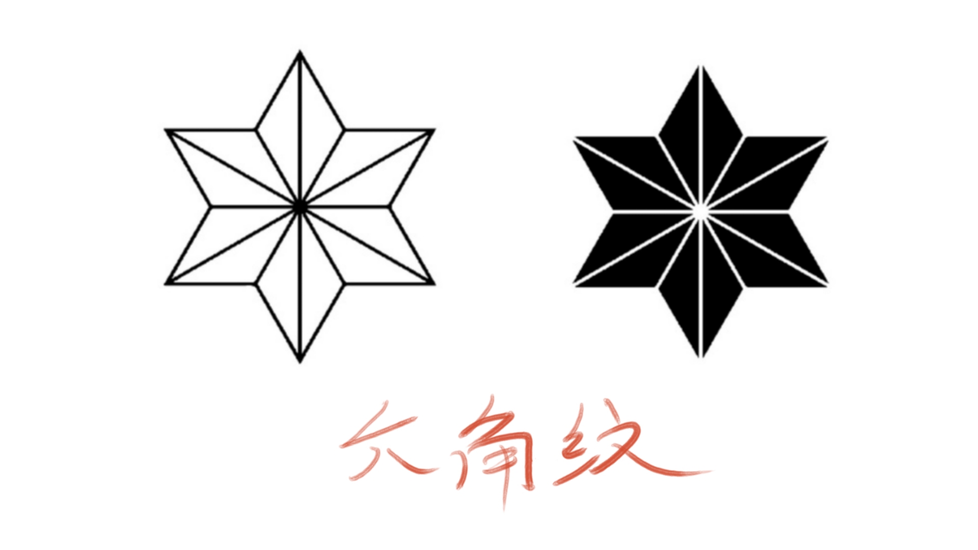 以后改叫"六角纹"(因为纹样可表示叶,草,花,星等)