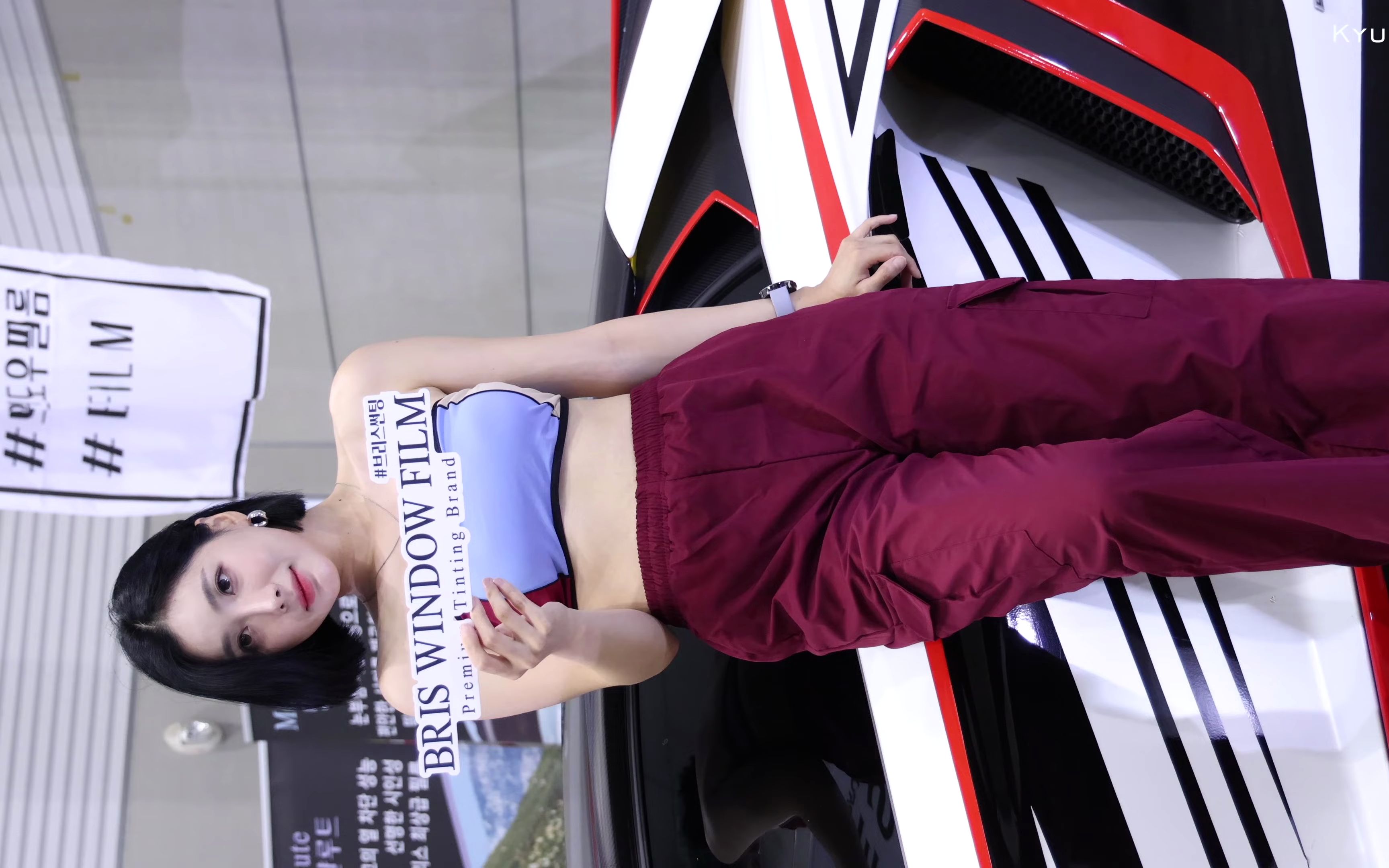 赛车模特 南素拉 fancam 2023汽车沙龙周