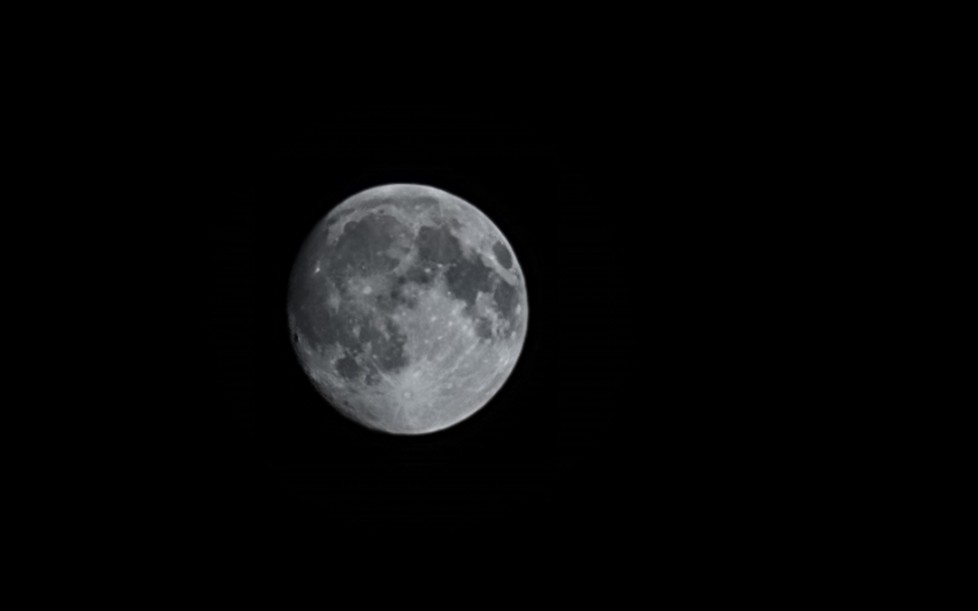 三星s21ultra超广角到100倍变焦拍摄月亮