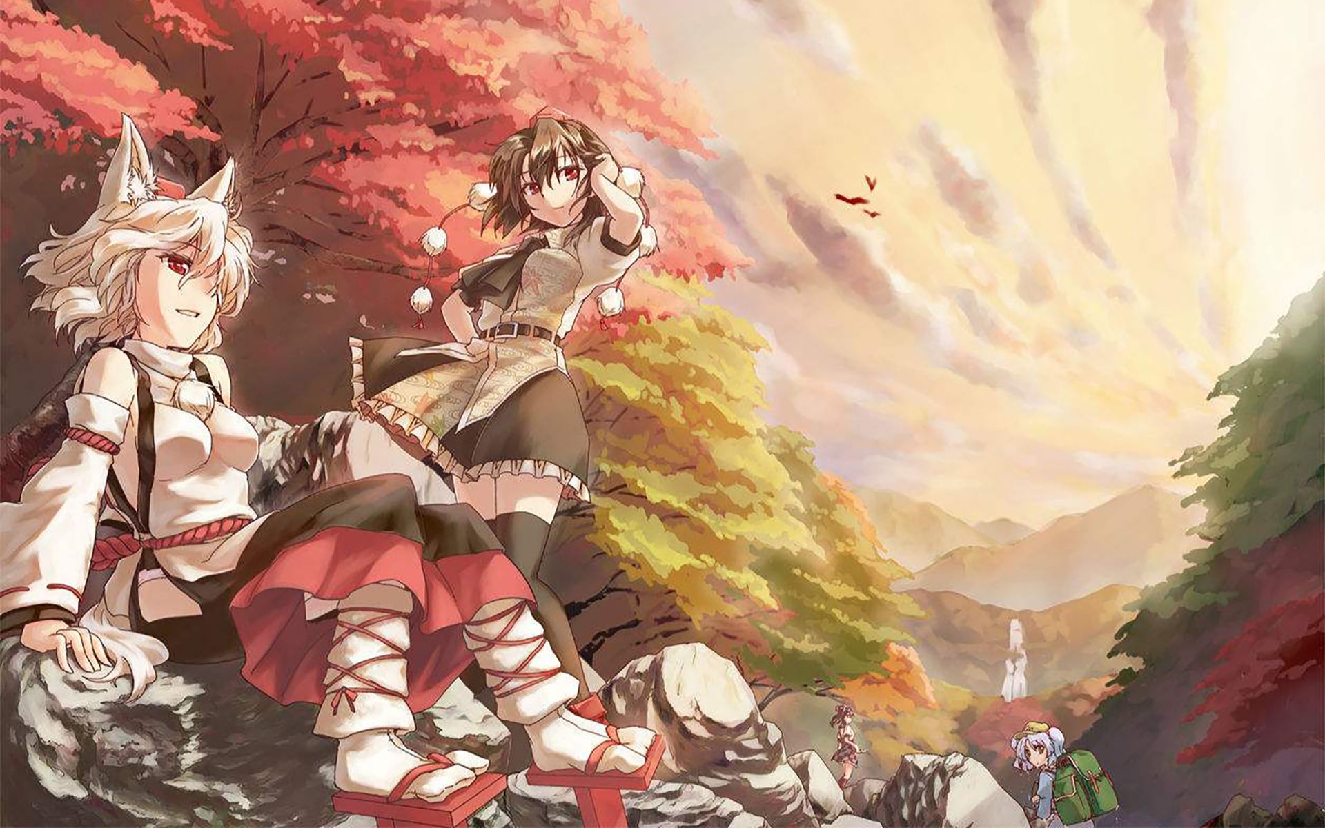 10-4-m&6-1f 犬走椛 道中 & 八坂神奈子 一非_哔哩哔哩 (゜-゜)つロ