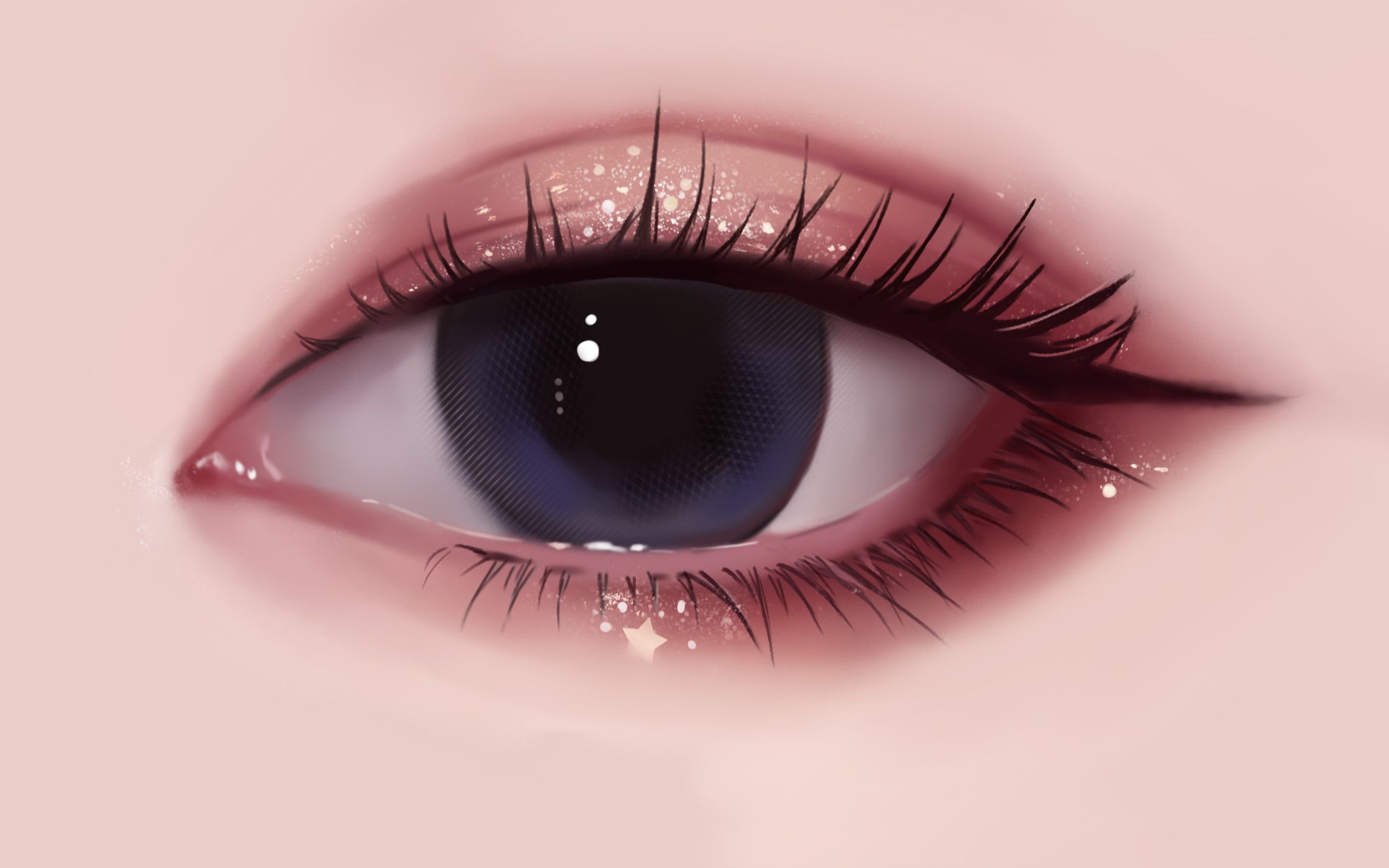 【板绘】最细致的厚涂眼睛教程