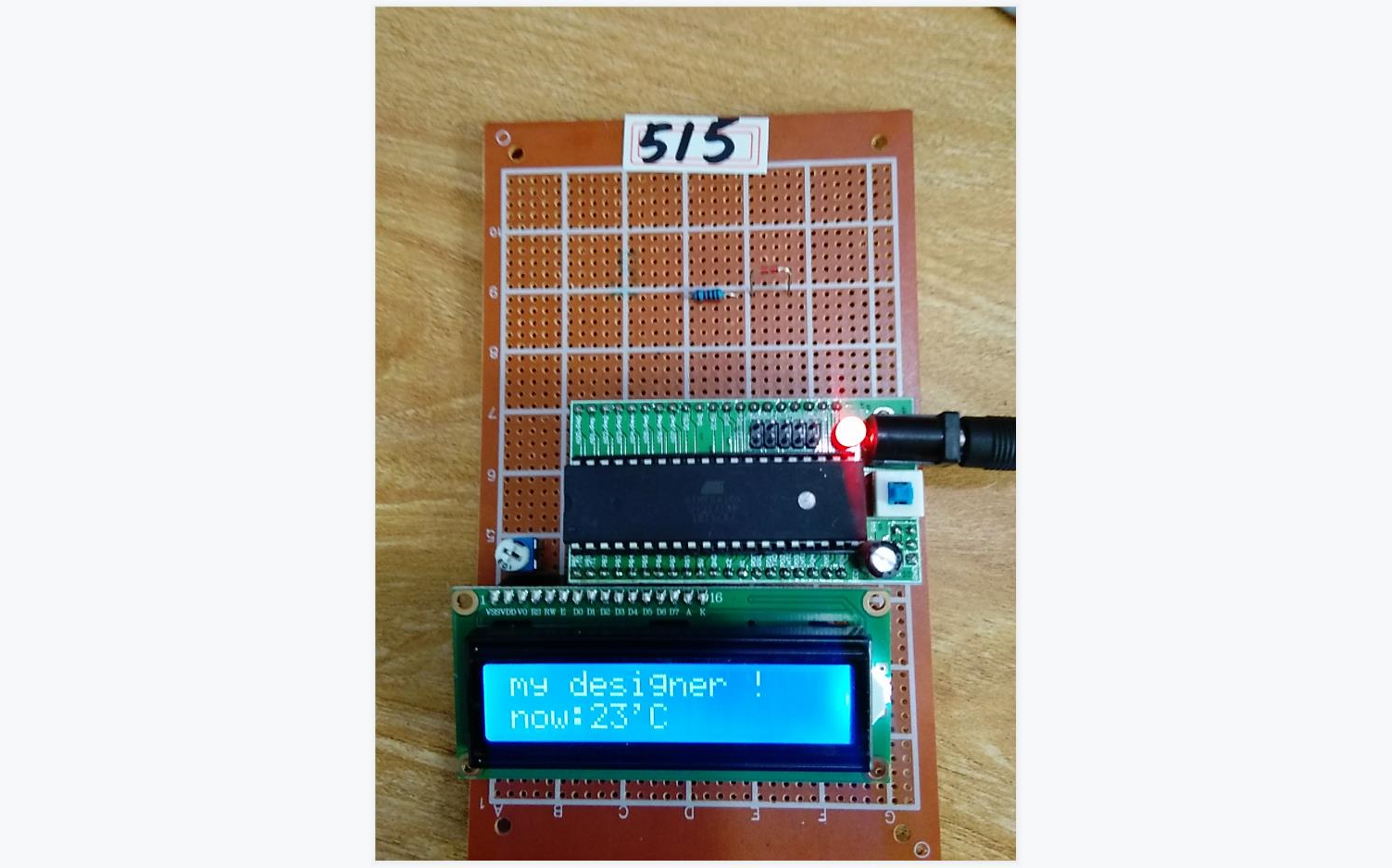 基于AVR16/Atmega16单片机的即热电阻实时温度测量设计热敏电阻检测测温设计LCD1602DIY开发板套件20515哔哩哔哩bilibili