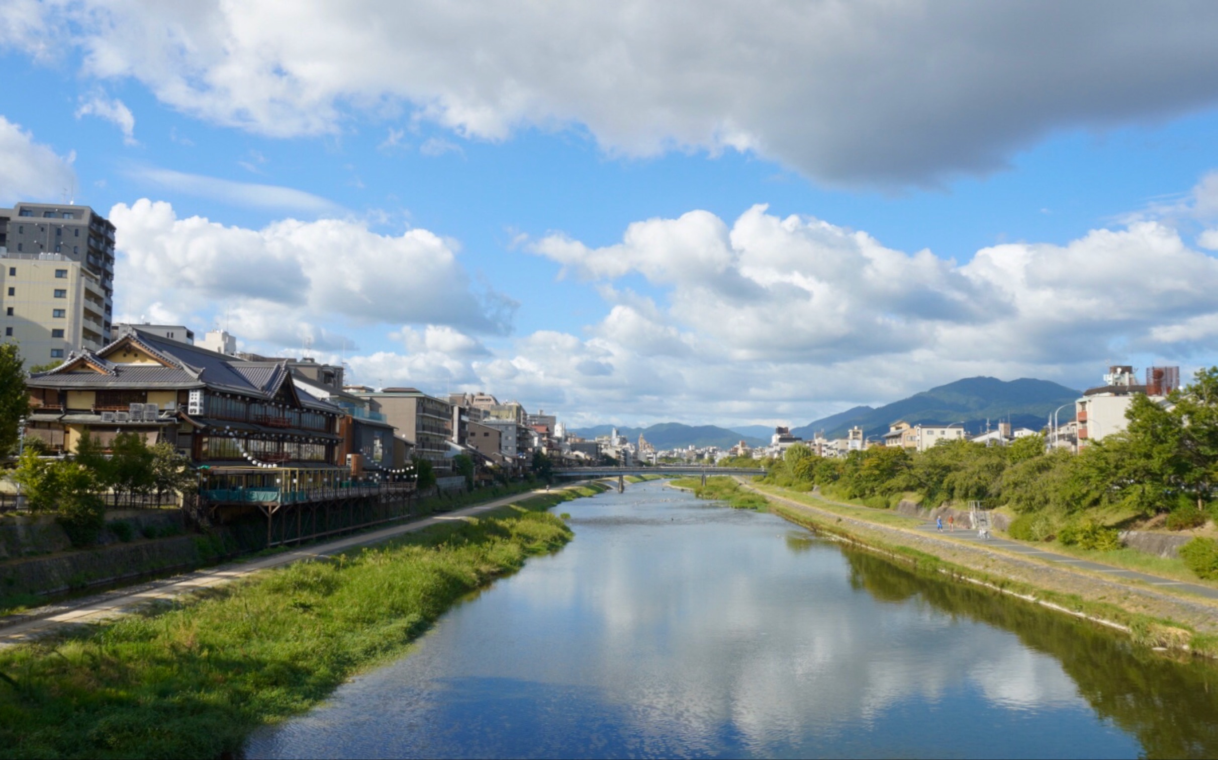 京都鸭川河图片