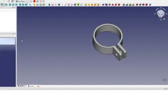 FreeCAD学习笔记教程01——紧固卡箍