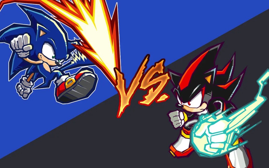 像素动画索尼克vs夏特