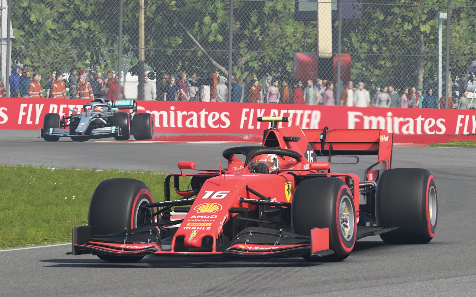 f1 2019奥地利红牛环赛道 驾驶法拉利16号赛车封神之战