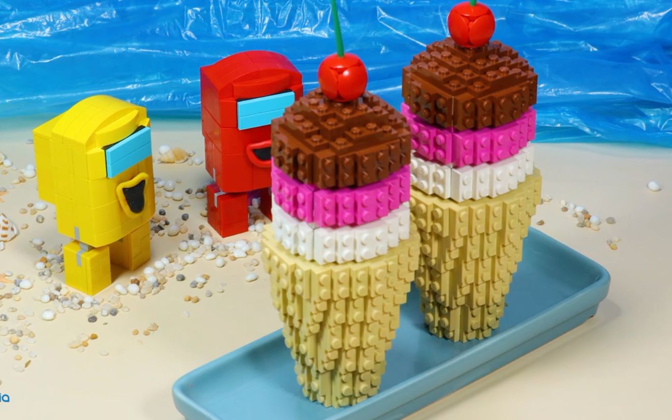 【乐高定格】炎炎夏日,来一份冰淇淋～_哔哩哔哩_bilibili