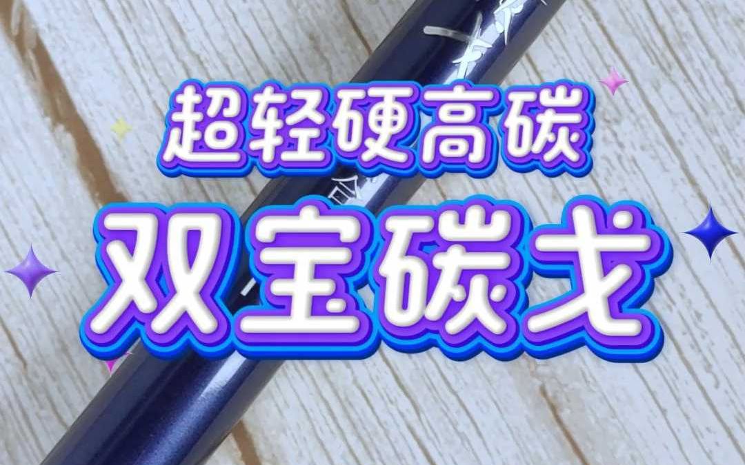 新品首发!双宝碳戈高碳综合钓竿!哔哩哔哩bilibili