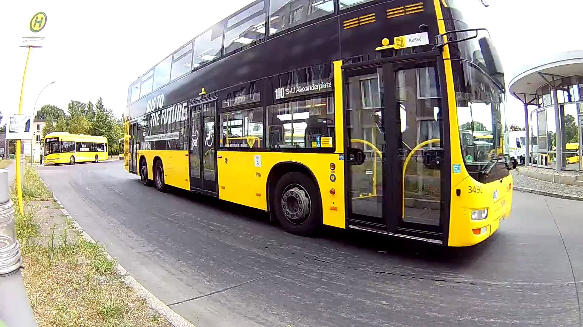 【公交录影】德国 柏林动物园公交总站 车况实录 第2弹_哔哩哔哩_bili