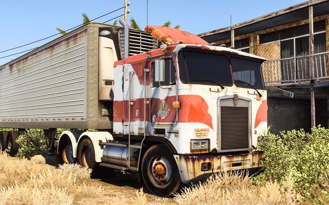 【youtube】美卡mod_肯沃斯k100-e|rebuilding a kenworth k100-e