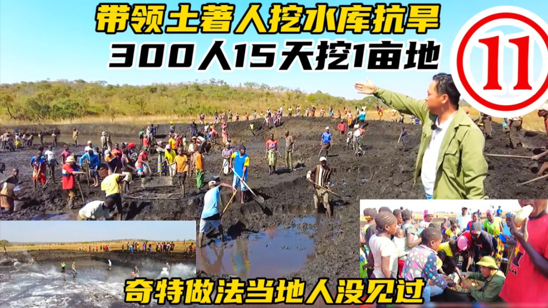 带领土著人挖水库抗旱,300人15天挖1亩地,奇特做法当地人哔哩哔哩bilibili