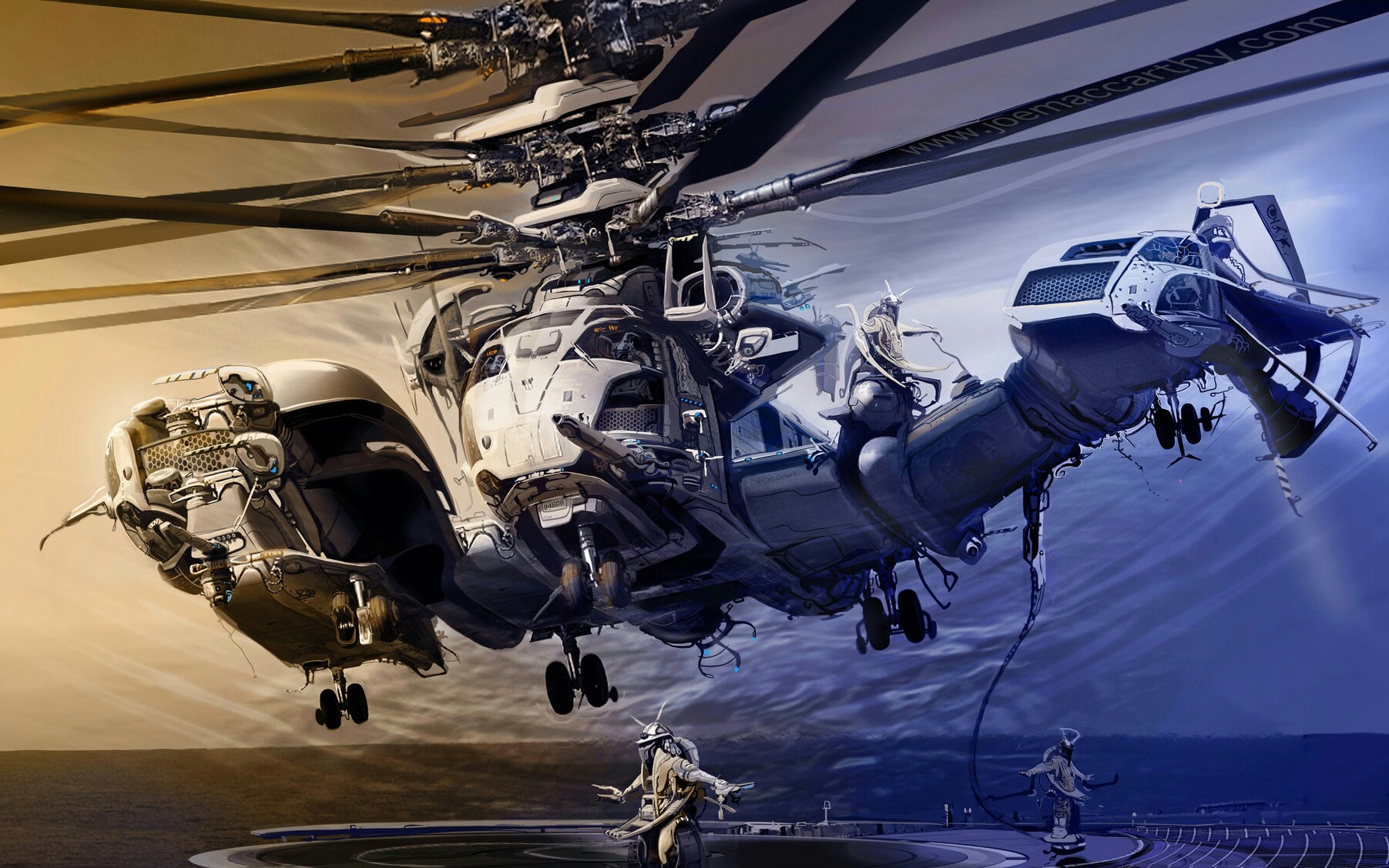 载具设定科幻直升机设定图集