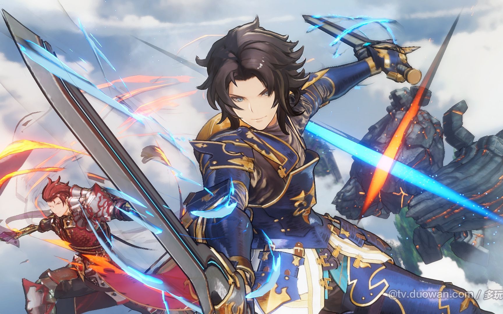 "碧蓝f4帅气登场"ps4《碧蓝幻想relink》预告