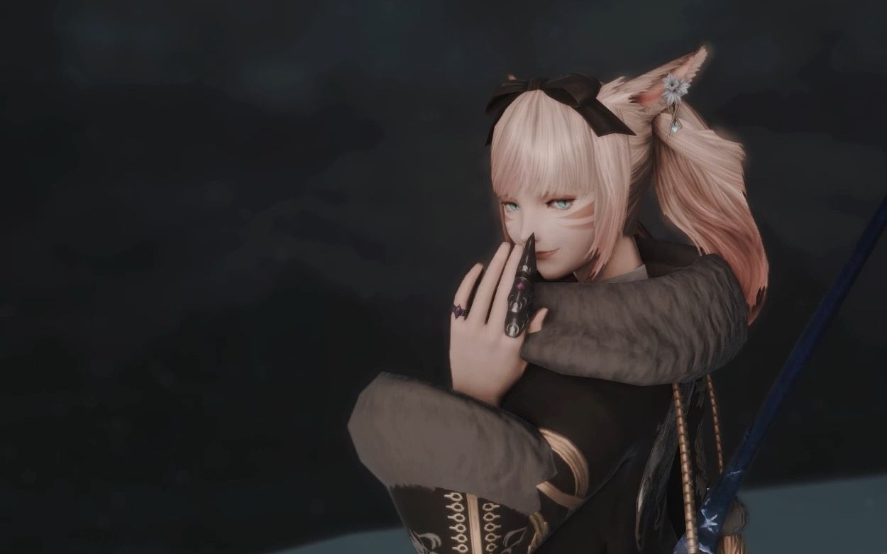 【ff14/最终幻想14】豆芽双马尾猫娘的个人幻化展示