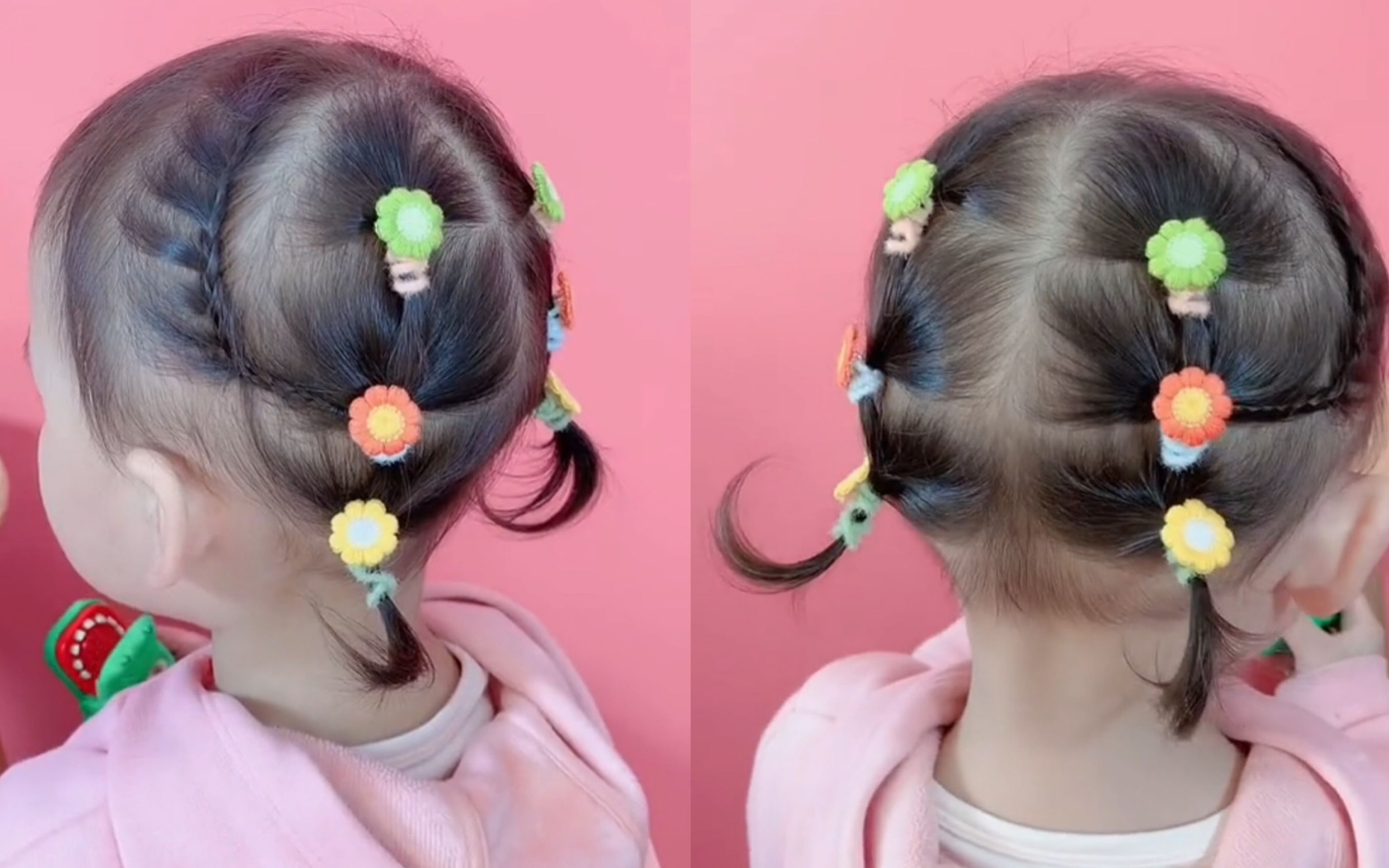儿童简单发型扎法短发图片