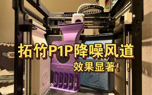 Download Video: 【十三叔】测试拓竹P1P降噪风道，效果显著，19.9元交个朋友？