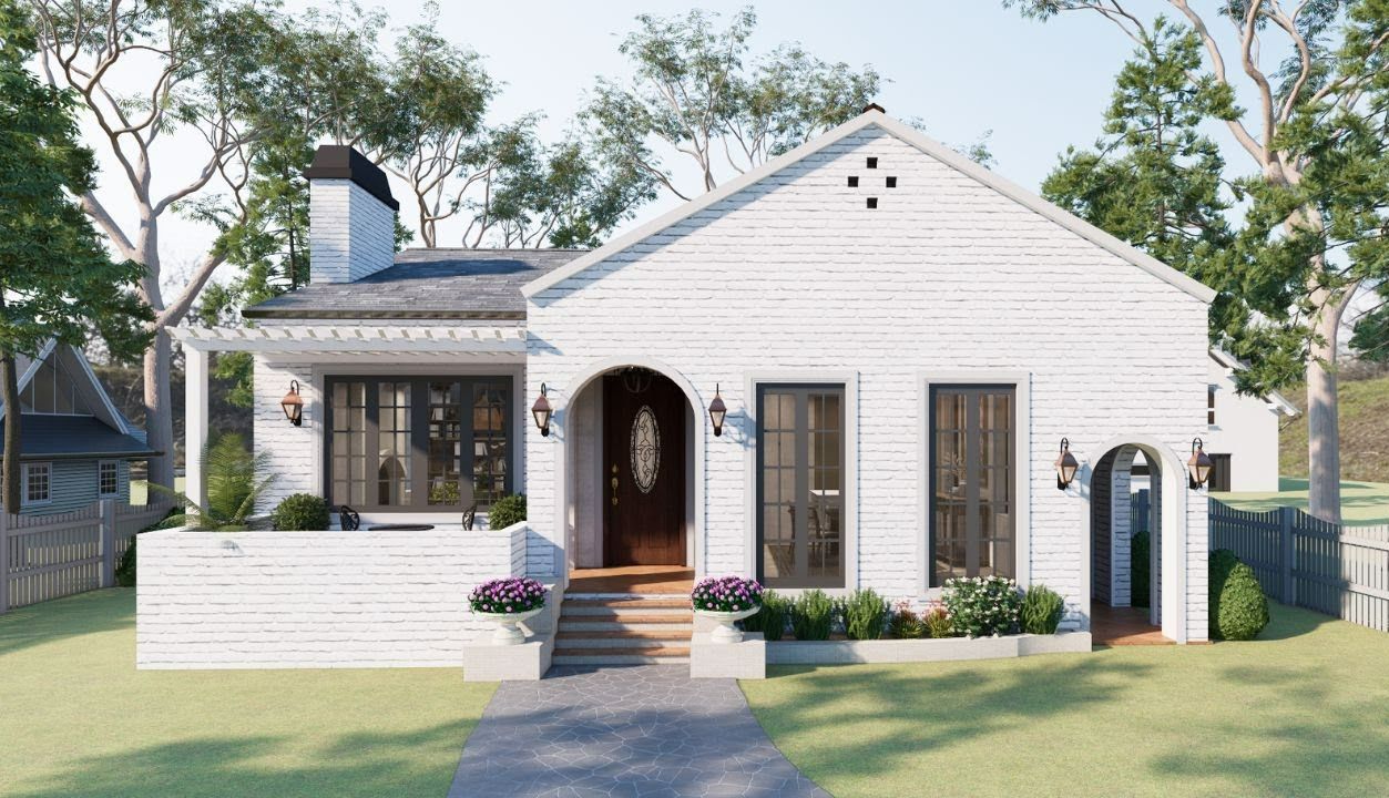 独特而优雅的小房子一层小别墅设计效果图【搬运】jasper tran