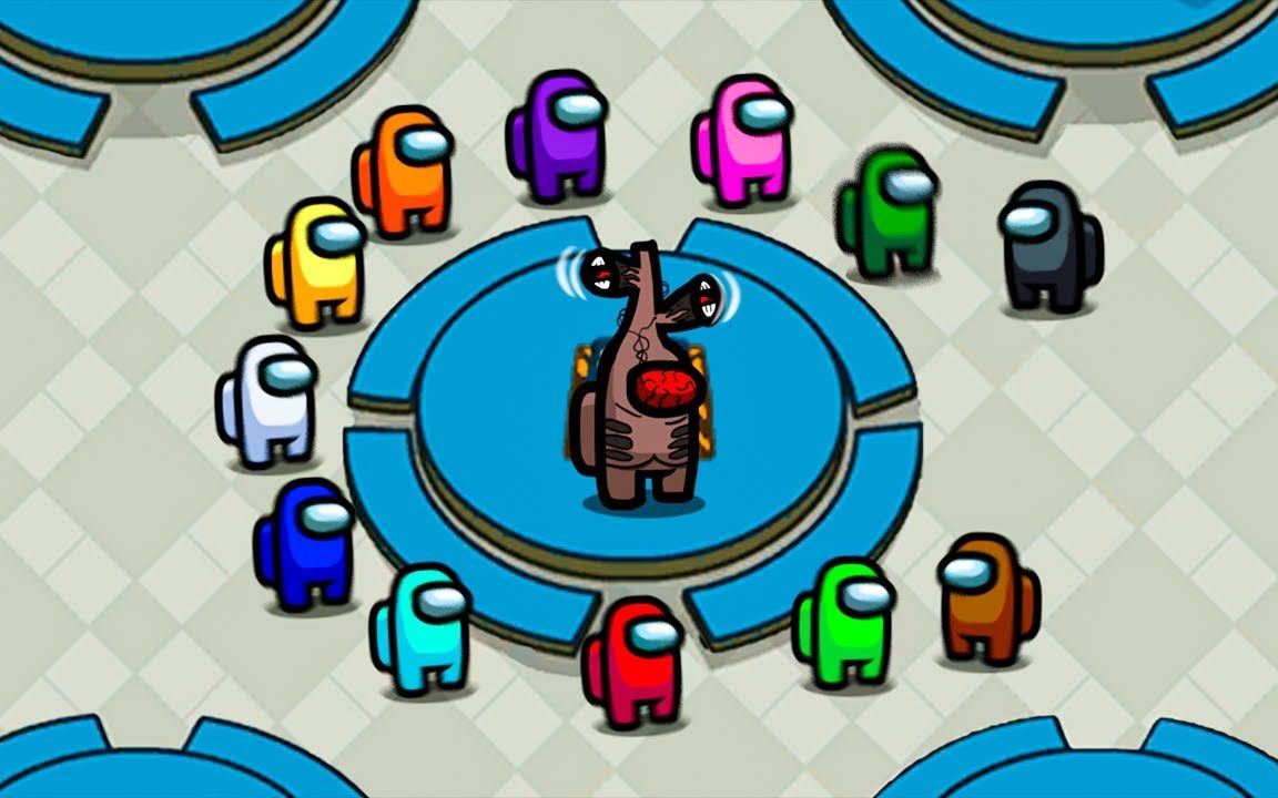 amongus我们之中游戏动画假如汽笛人是内鬼