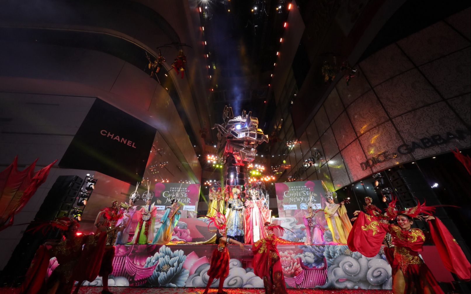泰国曼谷 emquartier商场 chinese new year 2020 春节表演