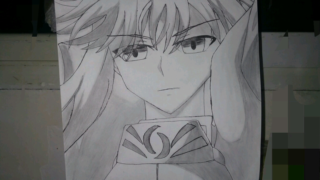 看fate时随手画的,真的很喜欢,一点都不刀[dog]