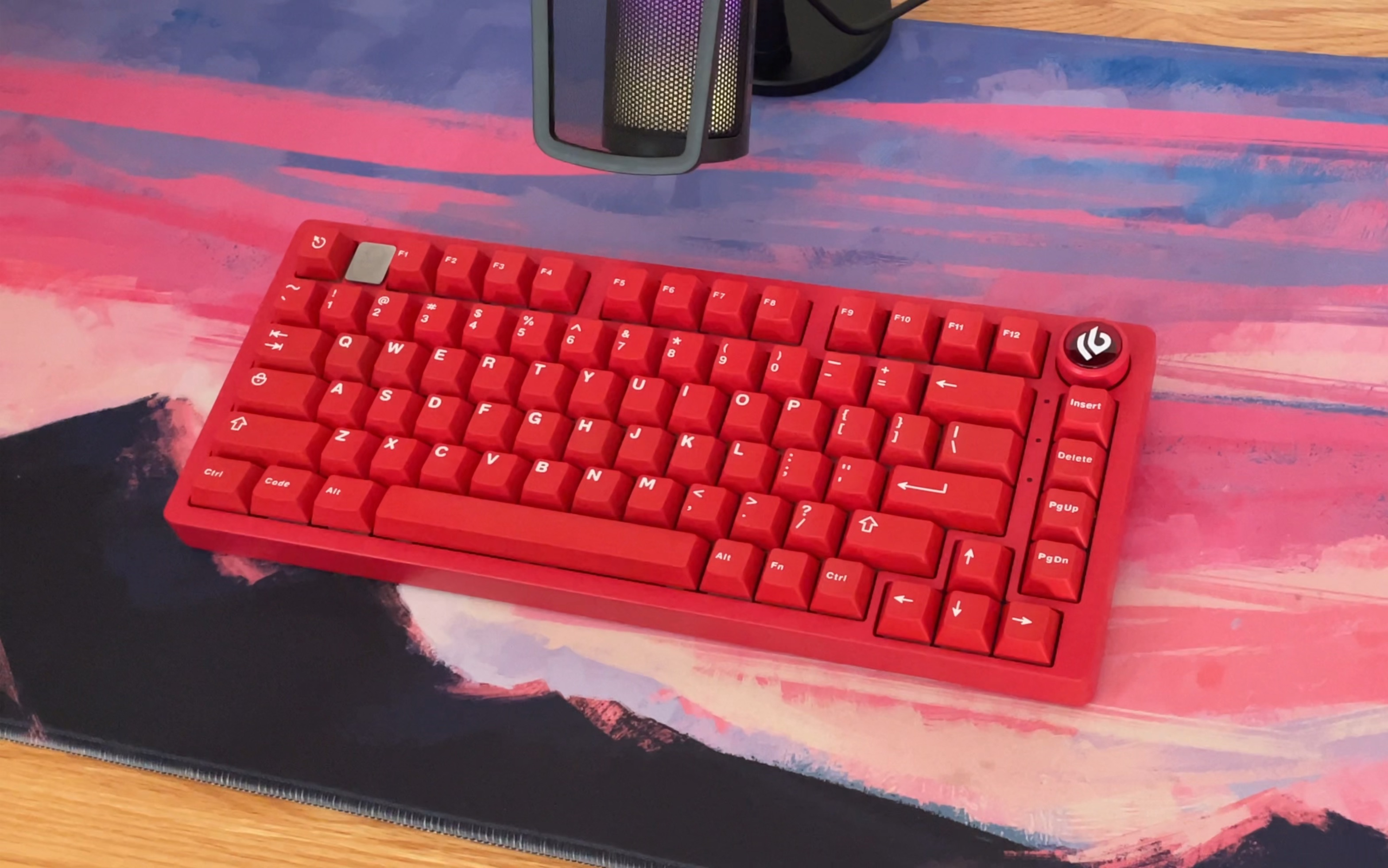 【机械键盘打字音】hi75 草莓酒红 经典红