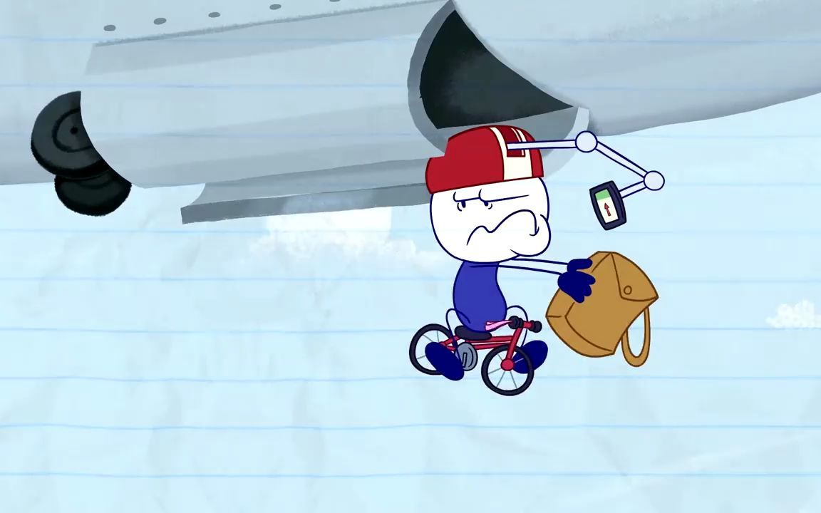 铅笔动画:努力送外卖的铅笔人