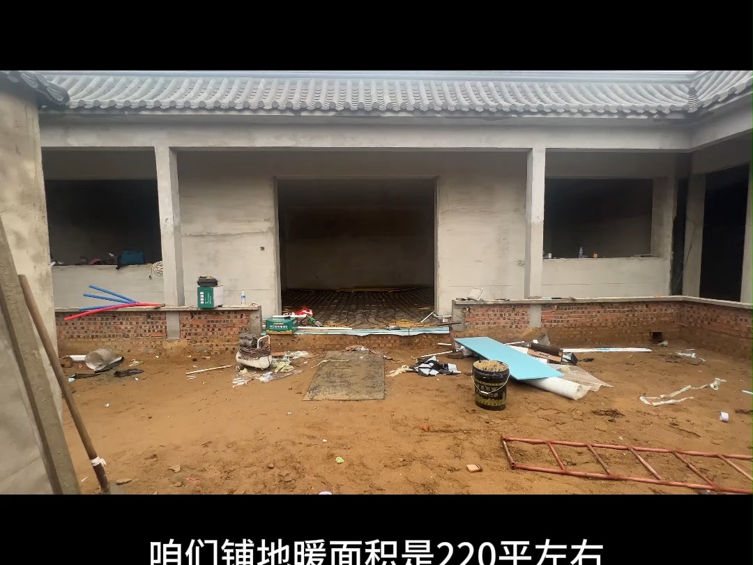 农村自建房自建别墅,面积大,需要导热更快的地暖管,京华石墨烯地暖管,导热性能优异,更节能,更省钱!#地暖管#塑料管道#京华管业哔哩哔哩bilibili