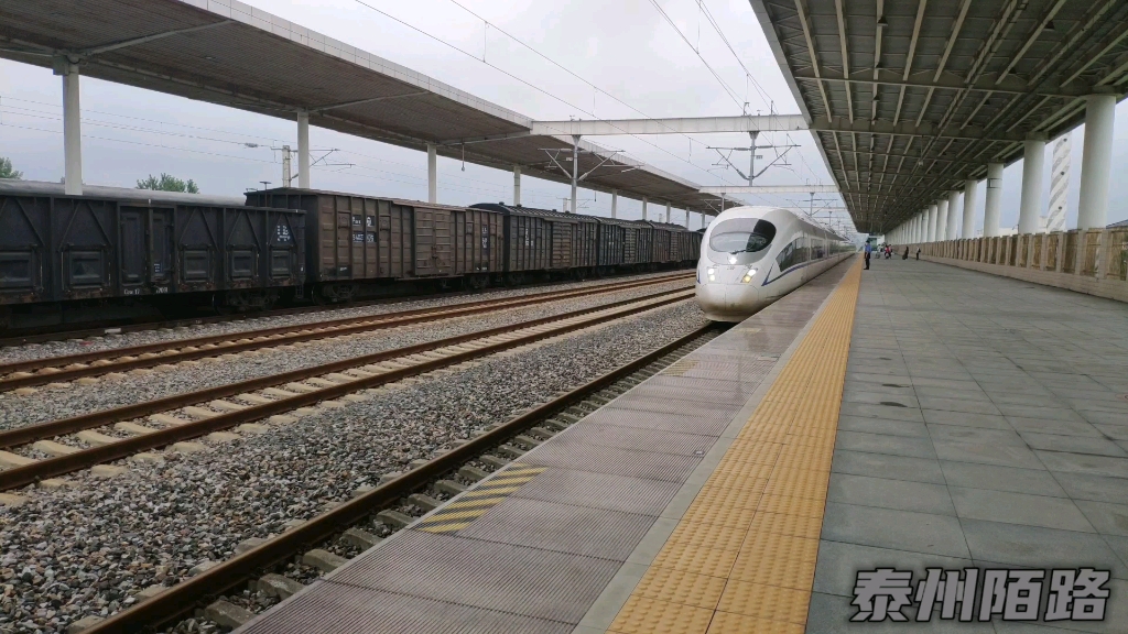 [宁启铁路]7月21日摄 CRH380B G7580黄山北—扬州 姜堰站进站哔哩哔哩bilibili