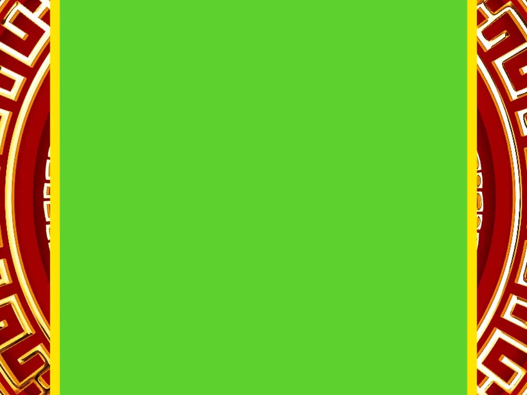 手机竖版2024新年春节拜年边框祝福绿幕视频素材1@特效牛绿幕素材网