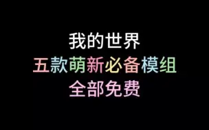 Download Video: 我的世界必备模组