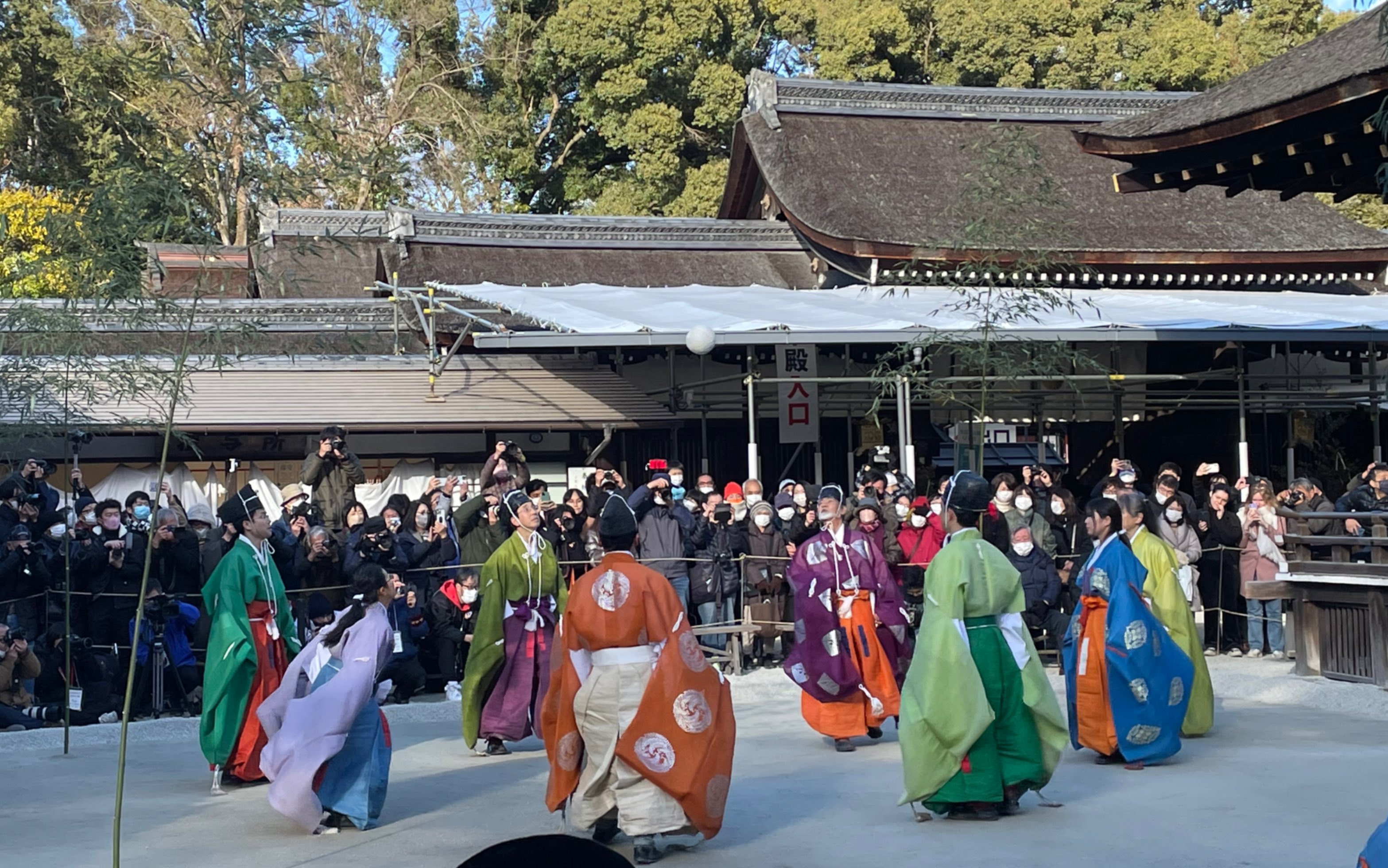 [图]京都「蹴鞠始式」｜重现平安时代的贵族活动｜日本vlog