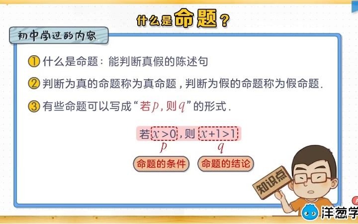 什么是命题(充要条件)哔哩哔哩bilibili