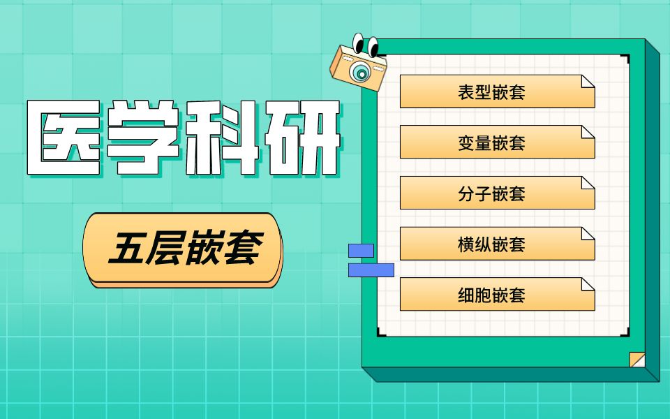 表型嵌套、变量嵌套、分子嵌套、纵横嵌套、细胞嵌套哔哩哔哩bilibili