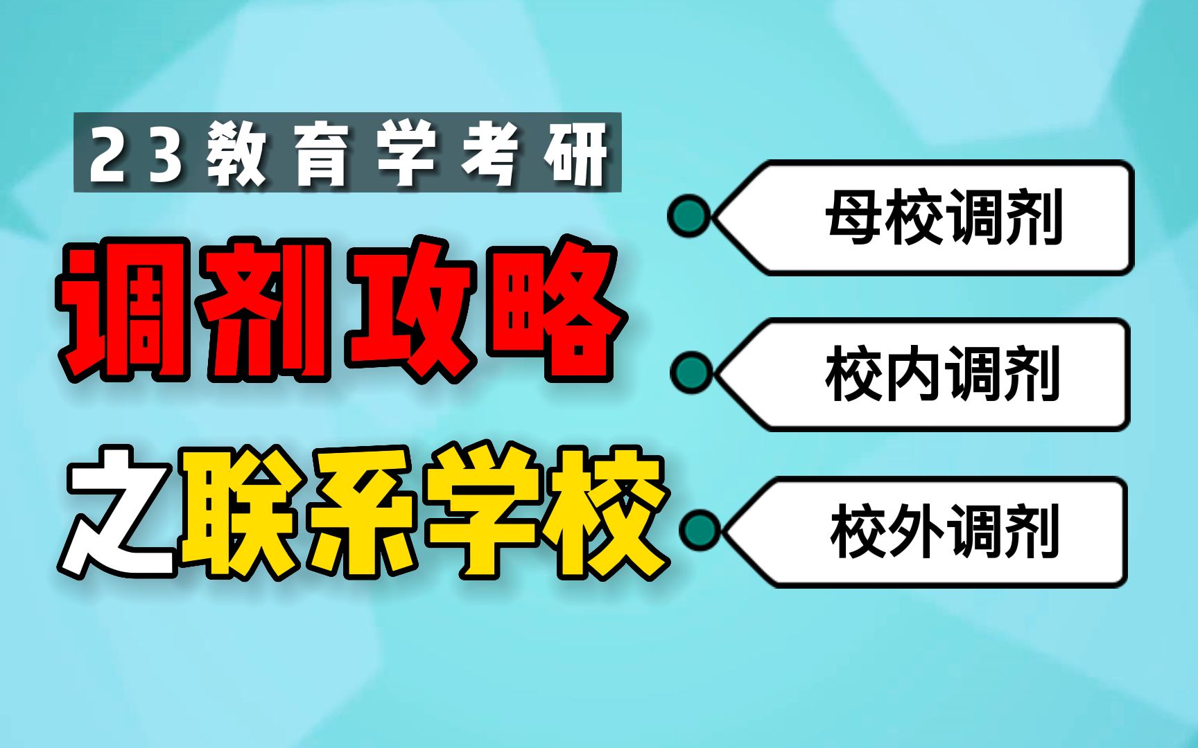 徐影 | 23教育学考研调剂攻略之联系学校 | 教育学/教育硕士考研哔哩哔哩bilibili