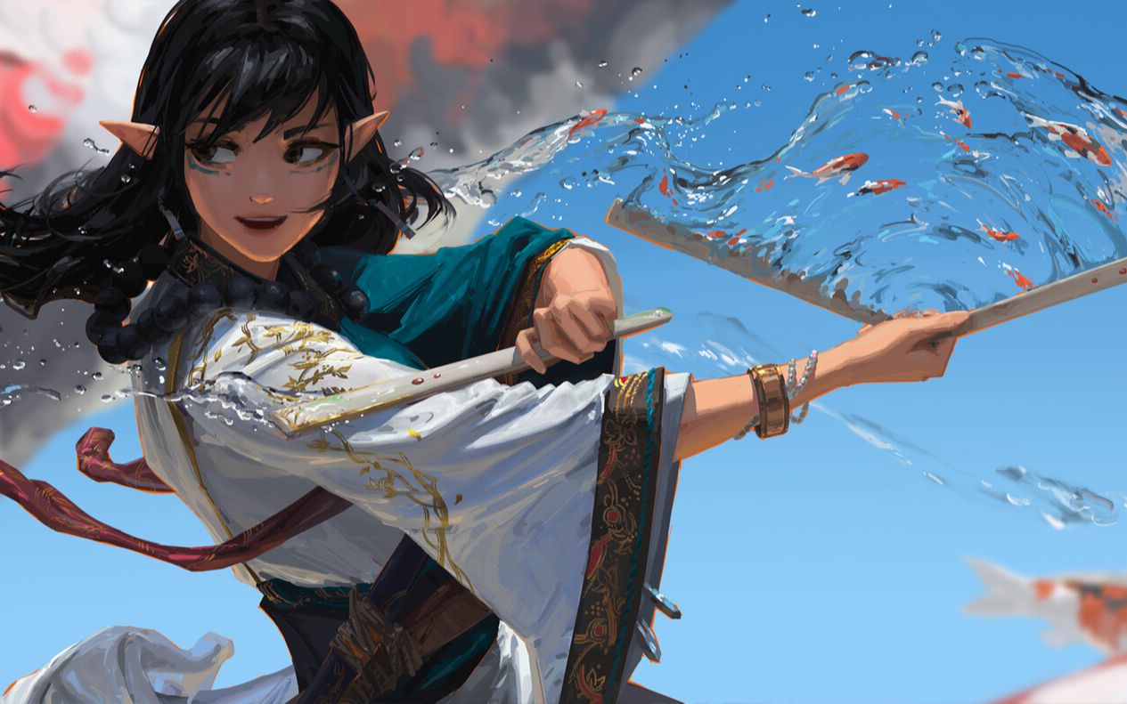 【宝藏画师】打在百万人心巴上的扇子!拳头首席插画师——666k信譞