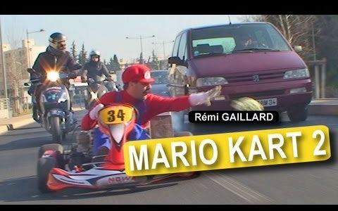 【恶搞】雷米大帝 现实版马里奥赛车 mario kart 2