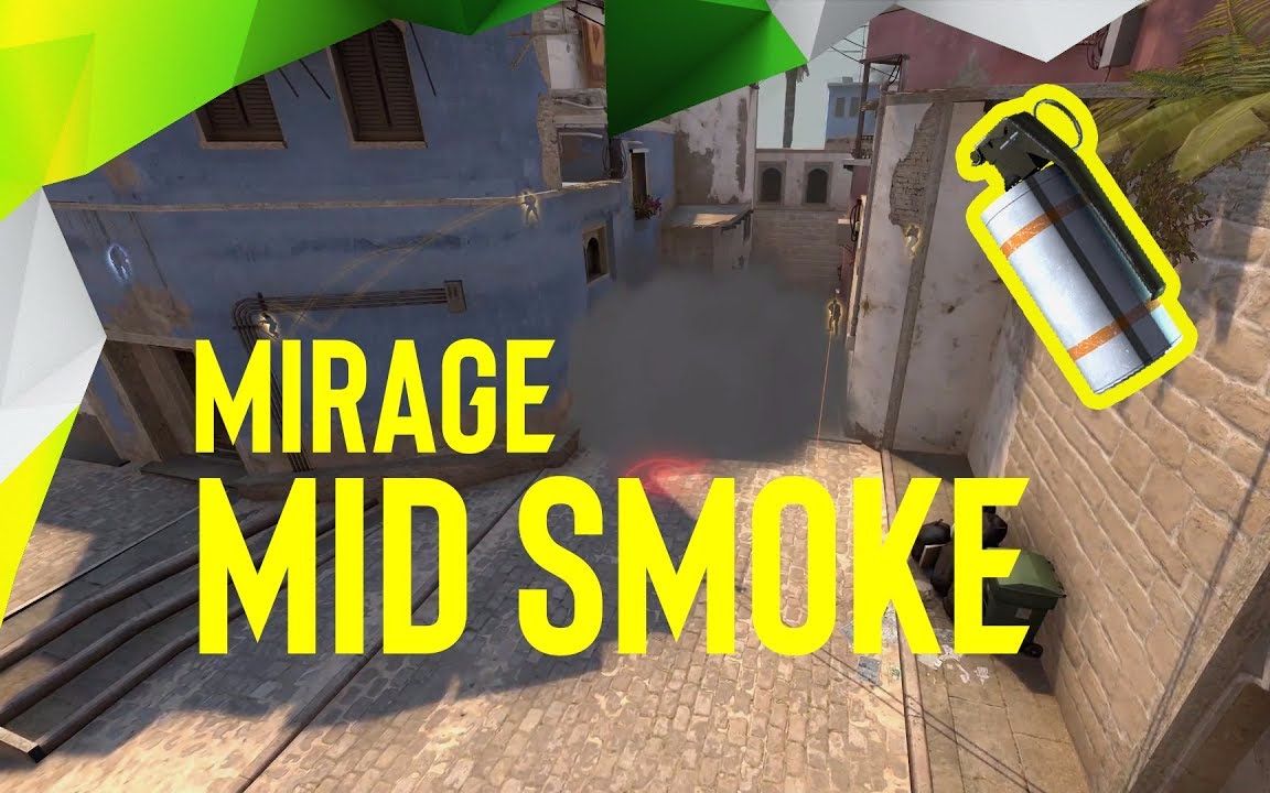 【csgo】米辣鸡(荒漠迷城)警家中路烟