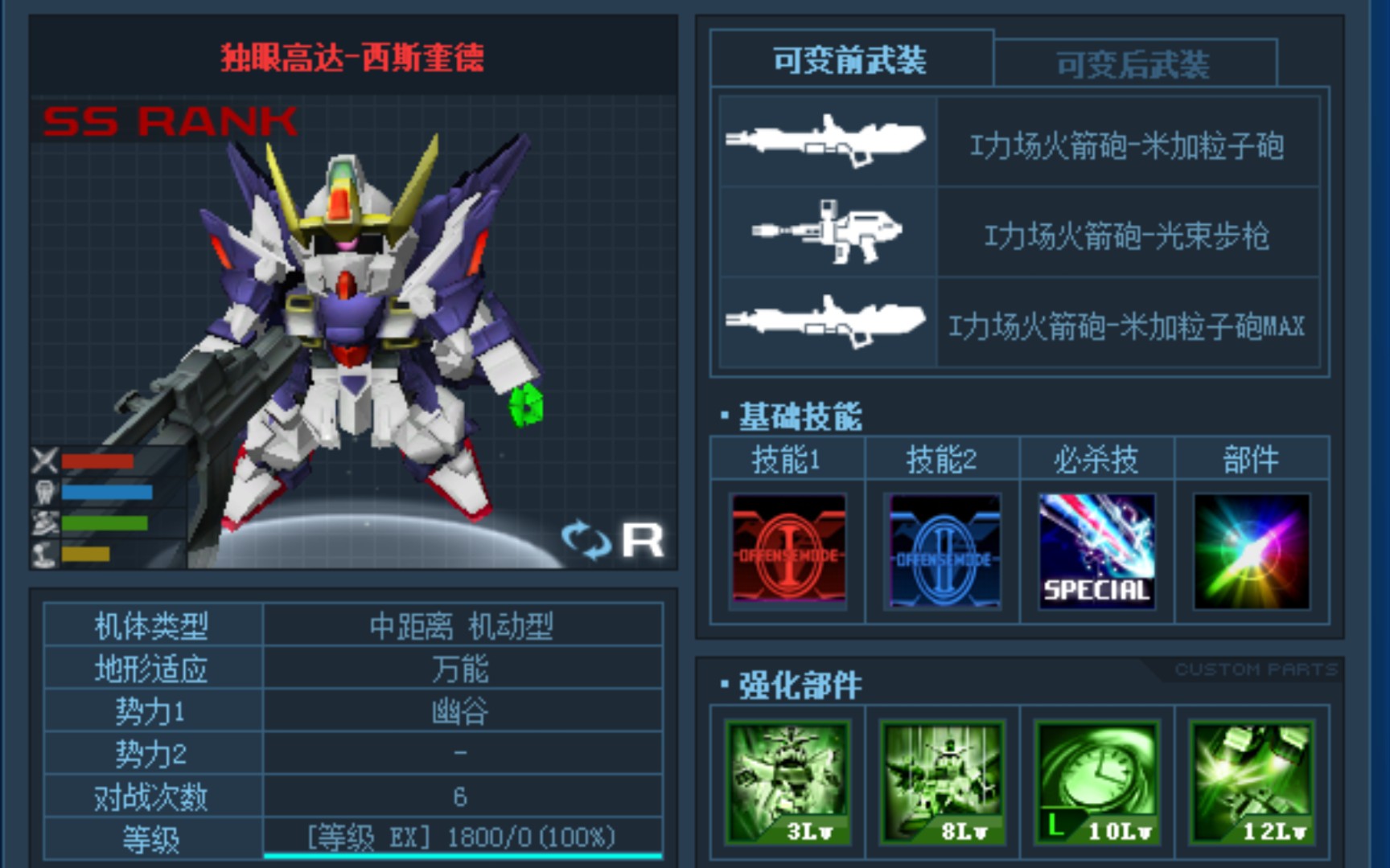 sd敢达独眼高达西斯奎德