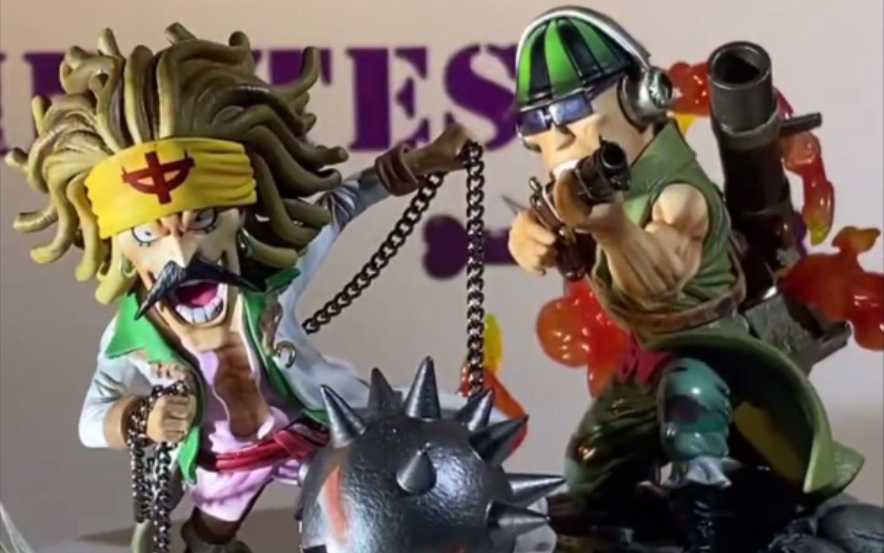 【手办开箱】海贼王 g5studio 白胡子海贼团 拉克约&库利艾尔