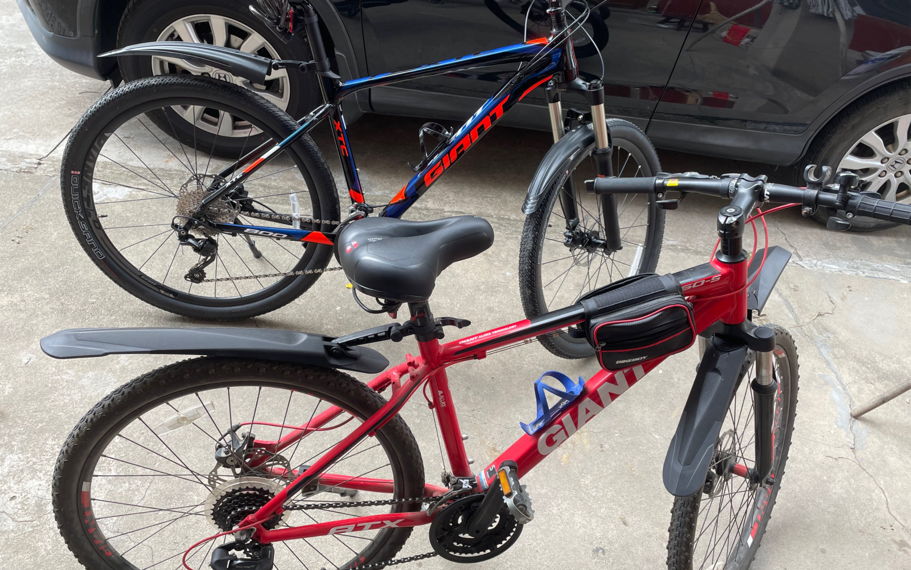 学生党换车.五年前的捷安特atx660更换xtc800_哔哩哔哩_bilibili