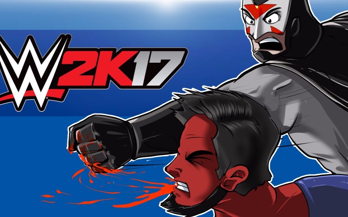 [图]【H2O Delirious】中文字幕：WWE 2K17-蝙蝠俠VS超人!【Karma翻译】